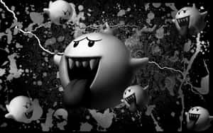 The Spooky King Boo Of The Mushroom Kingdom Wallpaper