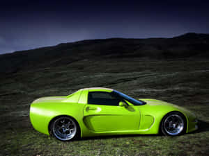 The Striking Aesthetic Of Chevrolet Corvette C5 Wallpaper