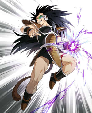 The Strong And Courageous Raditz Wallpaper