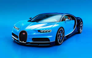 The Stunning Bugatti Chiron In Action Wallpaper