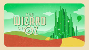 The Stunning Emerald City From The Wizard Of Oz Wallpaper