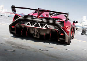 The Stunning Lamborghini Veneno - A Remarkable Blend Of Performance And Design Wallpaper