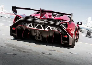 The Stunning Lamborghini Veneno - A Remarkable Blend Of Performance And Design Wallpaper