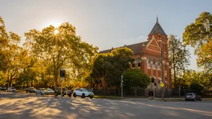 The Stunning Sunrise Over Albury City, Australia Wallpaper