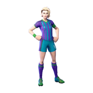 The Stylish And Competitive Fortnite Soccer Skin Wallpaper