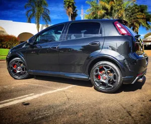 The Stylish And Versatile Fiat Punto At Its Fullest Glory Wallpaper