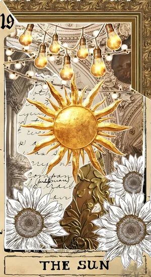 The Sun Tarot Card Wallpaper