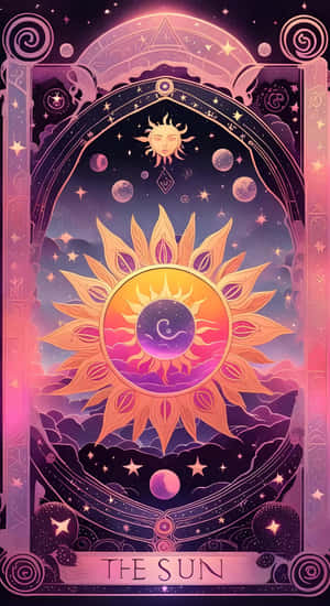 The Sun Tarot Card Wallpaper