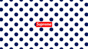 The Supreme Logo In All Its Bold, Celebrated Glory. Wallpaper