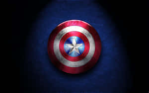 The Symbol Of Strength, Courage And Power: The Captain America Logo Wallpaper