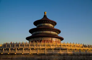 The Temple Of Heaven In An Afternoon Wallpaper