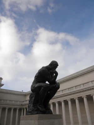 The Thinker Statueat Legionof Honor Wallpaper