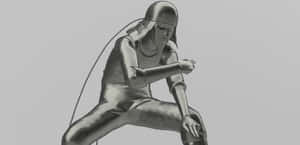 The Third Hokage, Hiruzen Sarutobi, Displaying His Powerful Abilities And Determination In The Midst Of Battle. Wallpaper