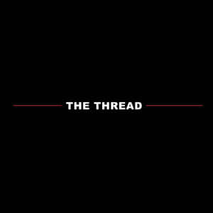 The Thread Logo On A Black Background Wallpaper