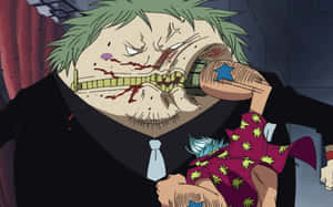 The Thrilling Battle Of Enies Lobby In One Piece Wallpaper