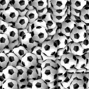 The Thrilling Game - Close-up Of A Soccer Ball Wallpaper