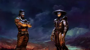 The Thunder God Raiden In Mortal Kombat Action Wallpaper