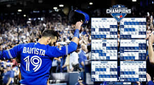 The Toronto Blue Jays In Action Wallpaper