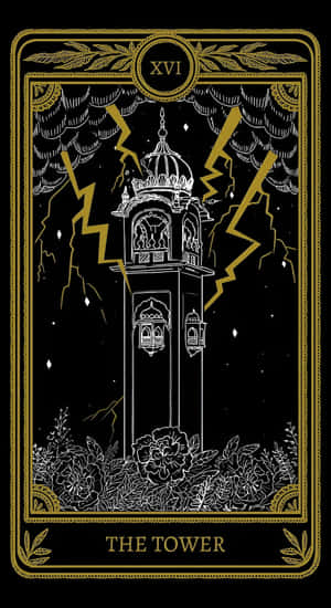 The Tower Tarot Card Wallpaper