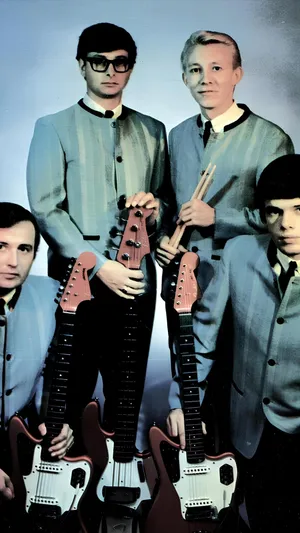 The Trashmen Band Portrait Wallpaper