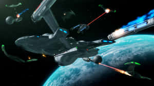 The U.s.s. Enterprise From Star Trek: Enterprise Wallpaper