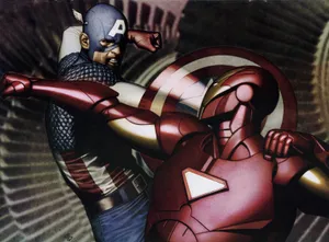 The Ultimate Battle Of Good Vs Evil: Iron Man Vs Captain America