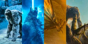 The Ultimate Clash Of Titans In The Monsterverse Wallpaper