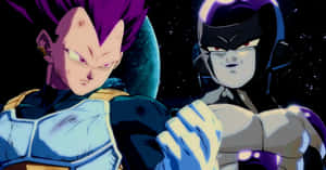 The Ultimate Clash: Vegeta Vs. Frieza Wallpaper