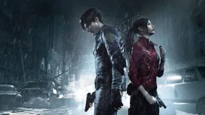 The Ultimate Confrontation In Resident Evil Wallpaper