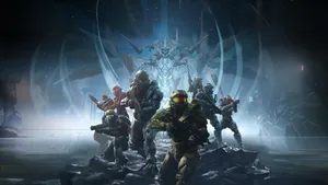 The Ultimate Guardians – Master Chief And Cortana Of The Halo Franchise Wallpaper
