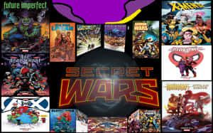 The Ultimate Superhero Battle: Secret Wars Wallpaper