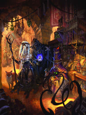 The Underground World Of Black-market Business Wallpaper