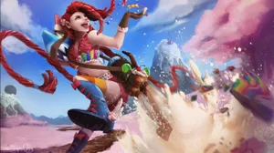 The Unruly Power - Fan-made Jinx Skin Wallpaper