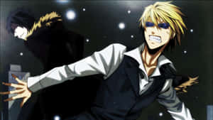 The Unstoppable Shizuo Heiwajima In Action Wallpaper