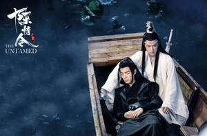 The Untamed Wangxian On Boat Wallpaper