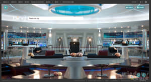 The Uss Enterprise Bridge - Command Central Of The Great Starship Wallpaper