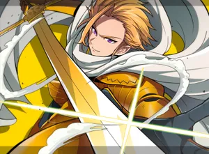 The Valiant Arthur Pendragon From The Seven Deadly Sins Series Wallpaper