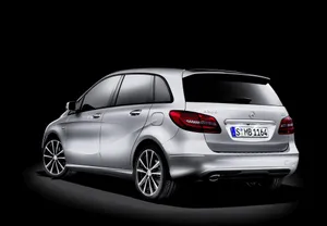 The Versatile And Elegant Mercedes Benz B-class On An Open Road Wallpaper