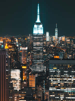 The View Of Midtown Manhattan From New York State Wallpaper