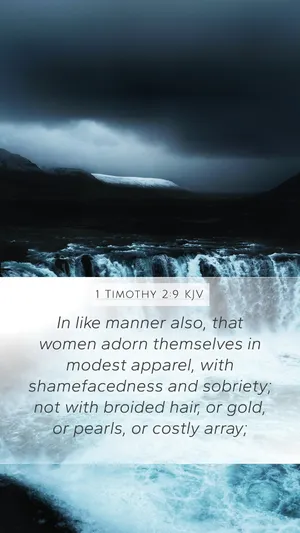 The Virtue Of Modesty Highlighted In A Bible Verse Wallpaper