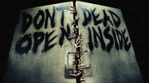 The Walking Dead Hospital Door Wallpaper