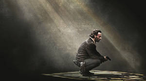 The Walking Dead Rick Alone Wallpaper