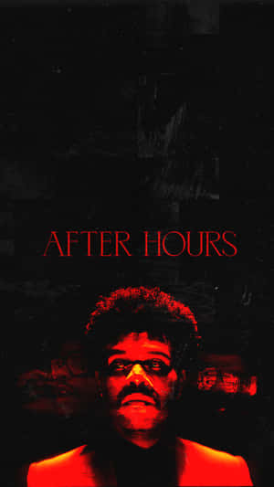 The Weeknd After Hours Electrifying Neon Portrait Wallpaper