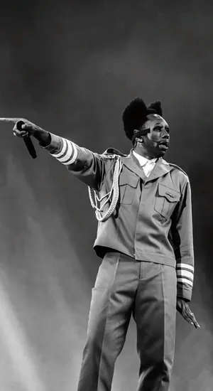 The Weeknd Live Performance Wallpaper