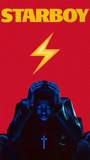 The Weeknd Starboy Fan Art Iphone Wallpaper