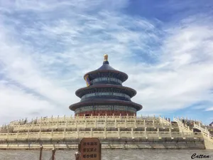 The White Fences At The Temple Of Heaven's Prayer Halll Wallpaper