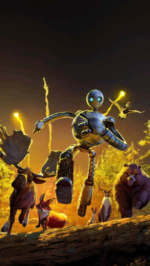 The Wild Robot Adventure Wallpaper