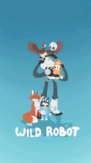 The Wild Robot Characters Wallpaper