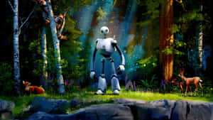 The Wild Robot Forest Encounter Wallpaper
