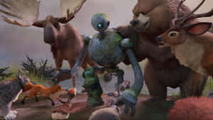 The Wild Robot Friends Wallpaper